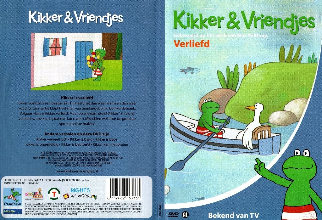 Kikker & Vriendjes, Verliefd, Alle leeftijden, Ophalen of Verzenden, Zo goed als nieuw