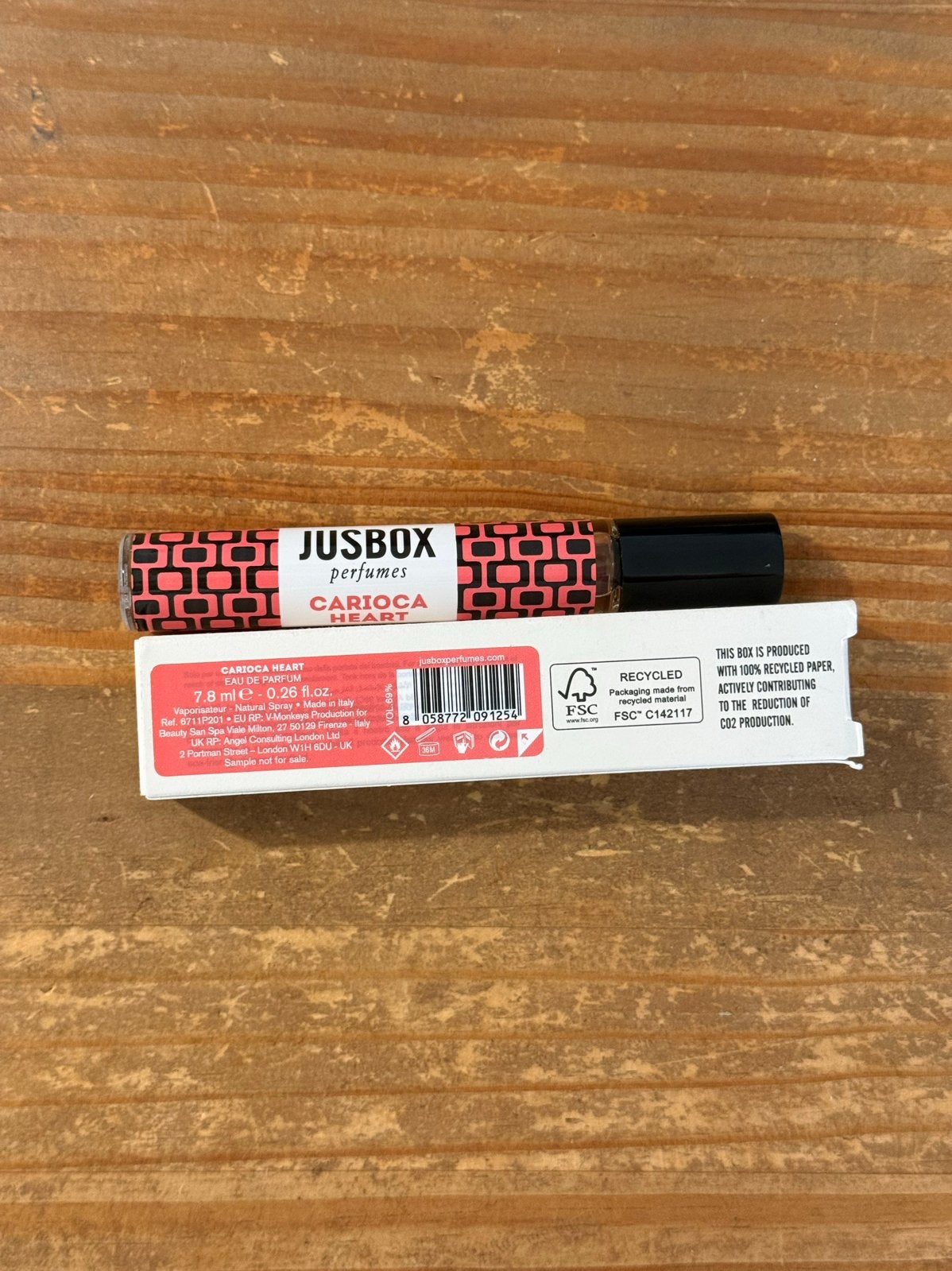 Jusbox Perfumes Carioca Heart - Nieuw & Ongebruikt, Verzenden, Nieuw