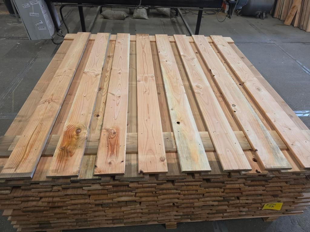 TE KOOP B-KEUZE 19 PLANKS DOUGLAS SCHUTTINGEN, Tuin en Terras, Palen, Balken en Planken, Ophalen, Nieuw, 250 cm of meer, Planken
