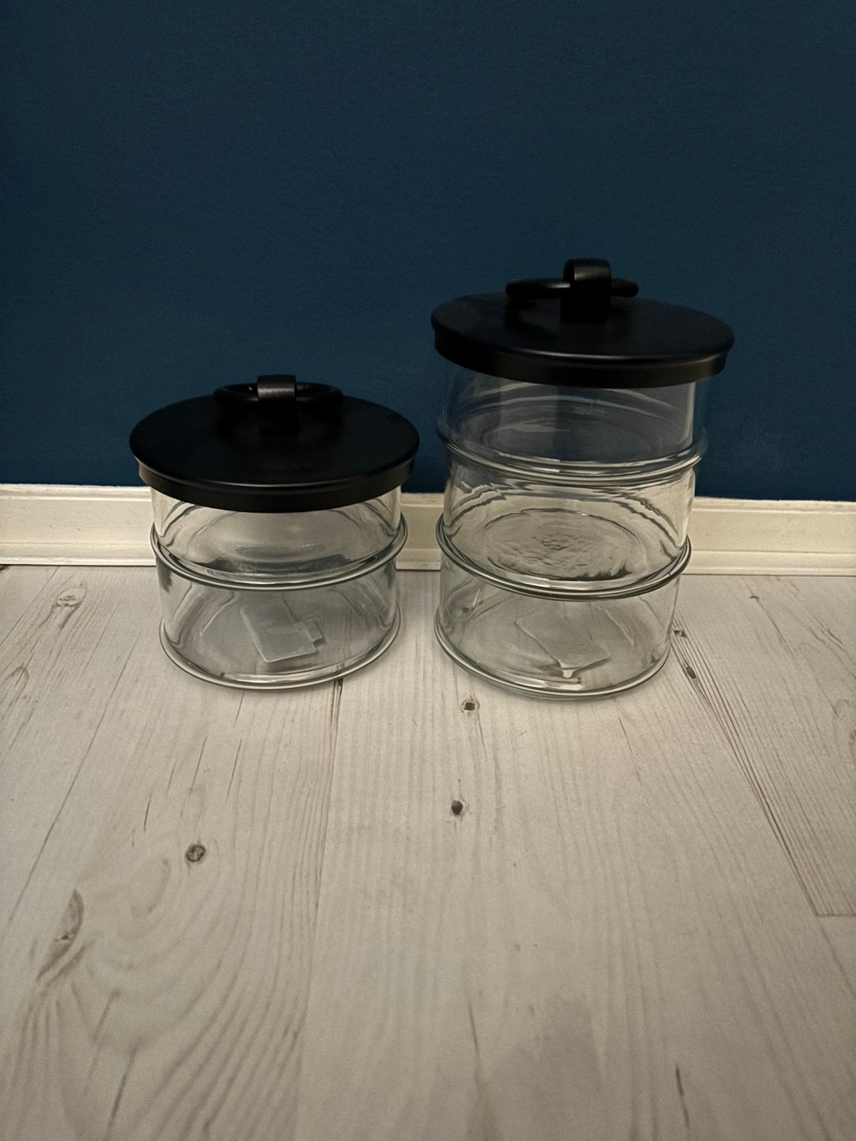 Riviera maison Cordoba voorraadpotten, Ophalen, Glas, Zo goed als nieuw, Voorraadpot