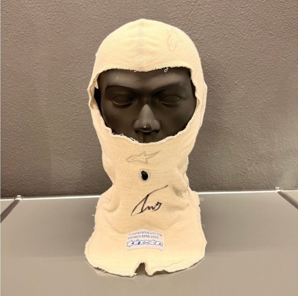 Fernando Alonso gesigneerde bivakmuts F1 2005 Alpinestars, Verzamelen, Ophalen of Verzenden, Gebruikt, Formule 1