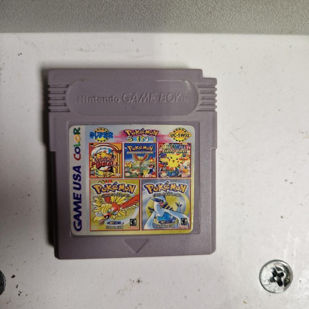 5 pokemon games in 1 , pokemon gold, silver, pinball ed., Avontuur en Actie, Gebruikt, 1 speler, Ophalen of Verzenden