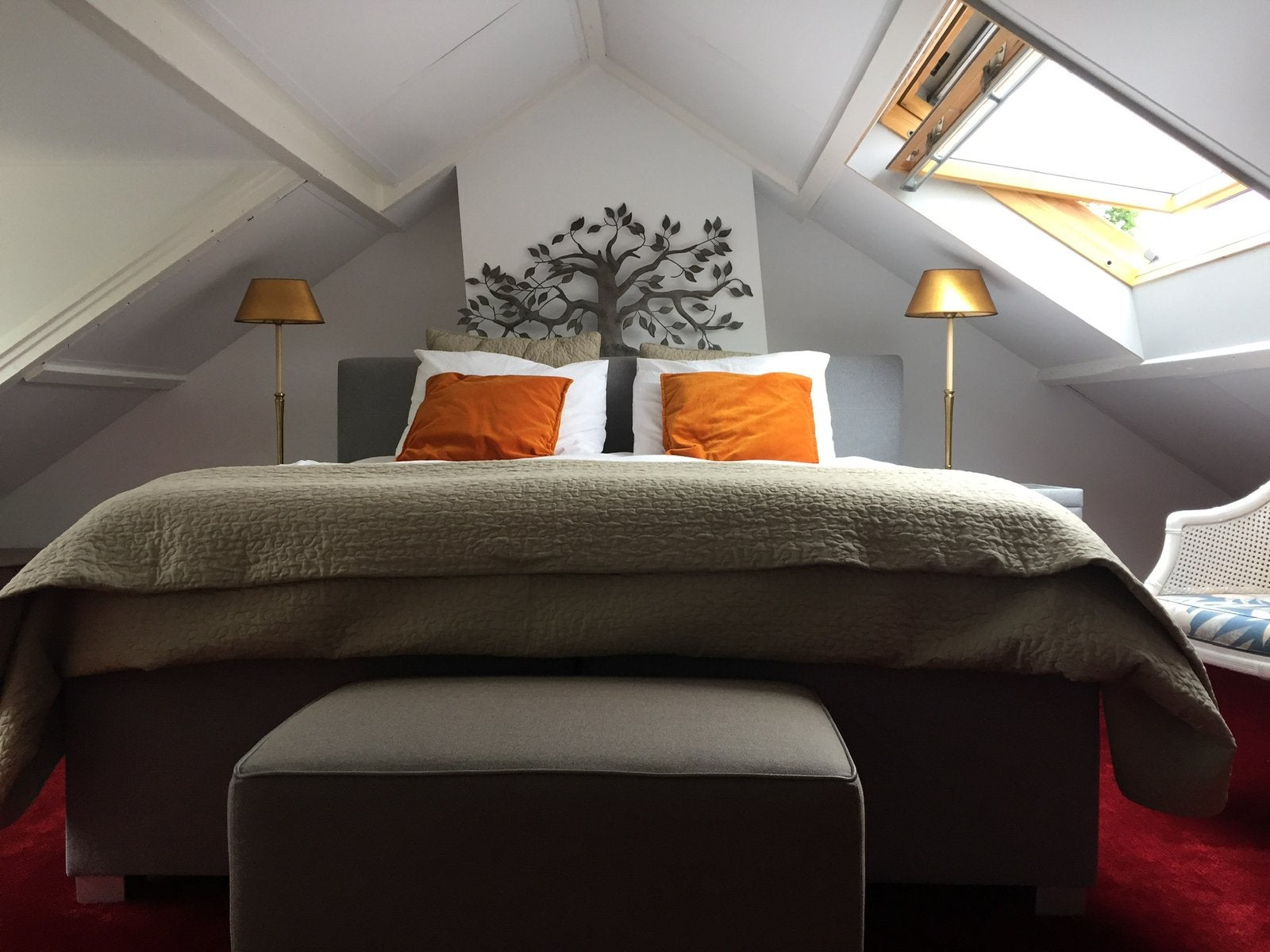 Mooi Auping bed met matras en nachtkastjes, Huis en Inrichting, Ophalen, Gebruikt, Tweepersoons, 180 cm