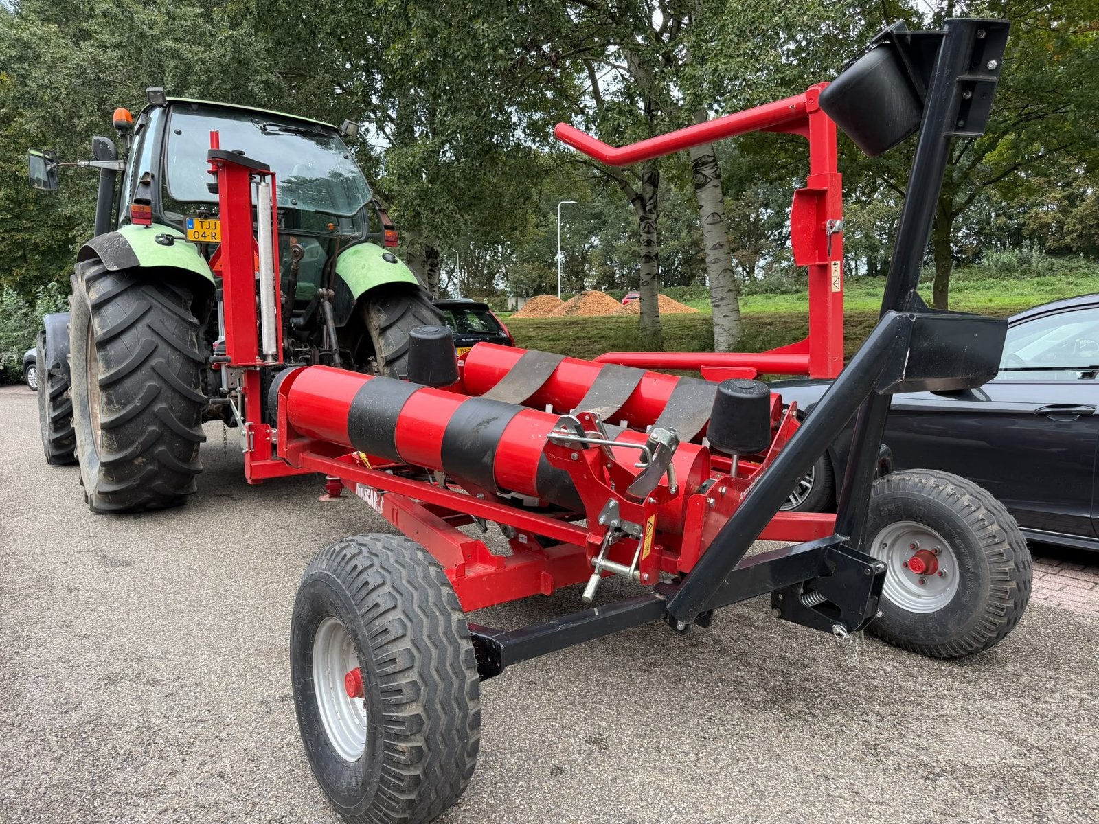 Mascar 3100S Hooibalenwikkelaar balenwikkelaar hooibalen, Ophalen, Veehouderij, Oogstmachine
