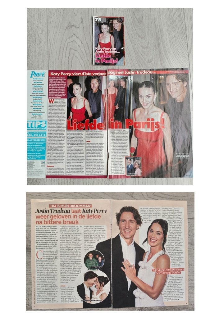 Katy Perry 4 pagina’s tijdschrift artikelen, Verzenden, Gebruikt, Boek, Tijdschrift of Artikel