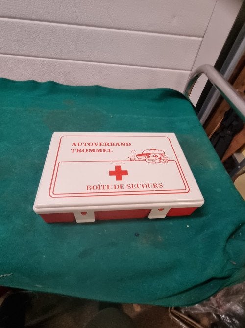 autoverband trommel vintage zonder inhoud, Ophalen of Verzenden