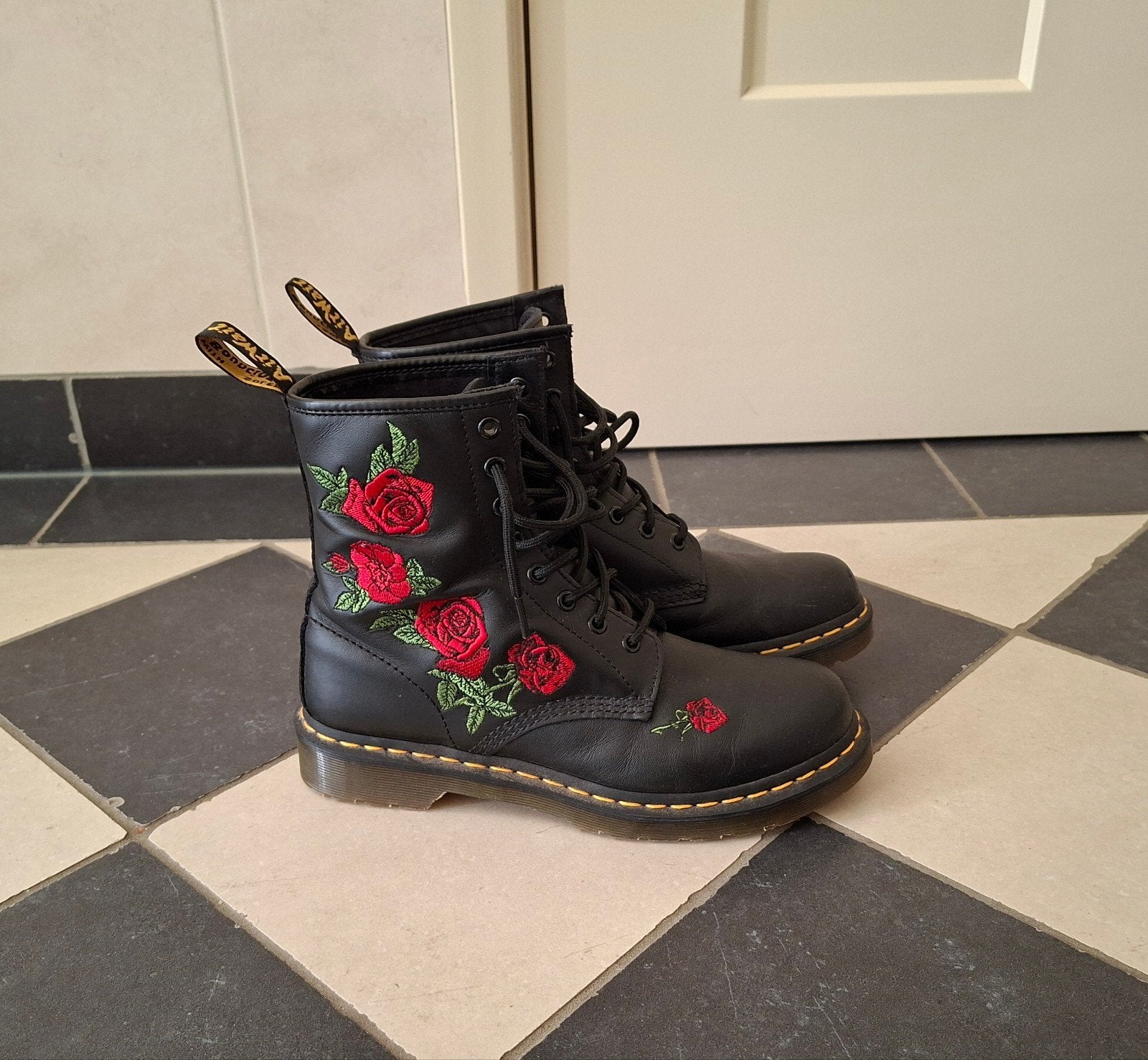 Dr. Martens 1460 Pascal Rose Boots - Maat 41, Zwart, Overige typen, Ophalen of Verzenden, Dr. Martens