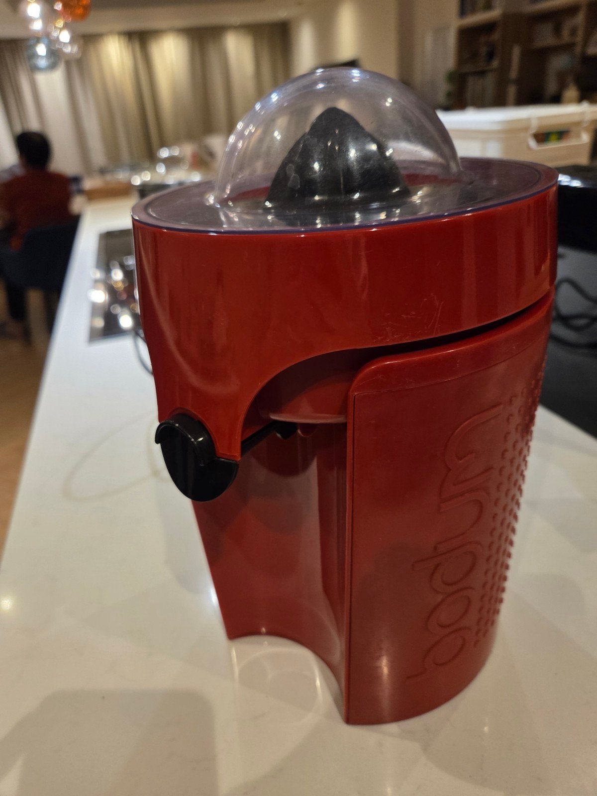 citrusperser handmatig Bodum, Ophalen, Zo goed als nieuw, Handmatig, Citruspers