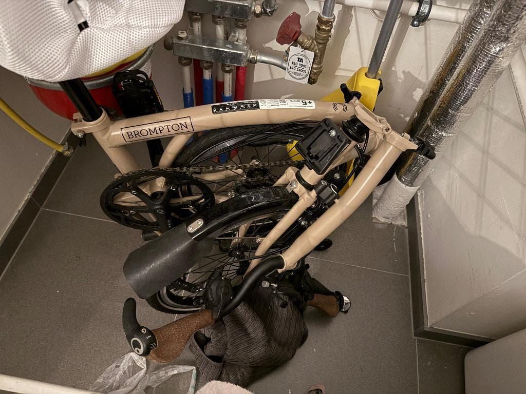 Brompton C line 2 speed + bag and accessories, Ophalen, Zo goed als nieuw, 16 tot 18 inch, Brompton
