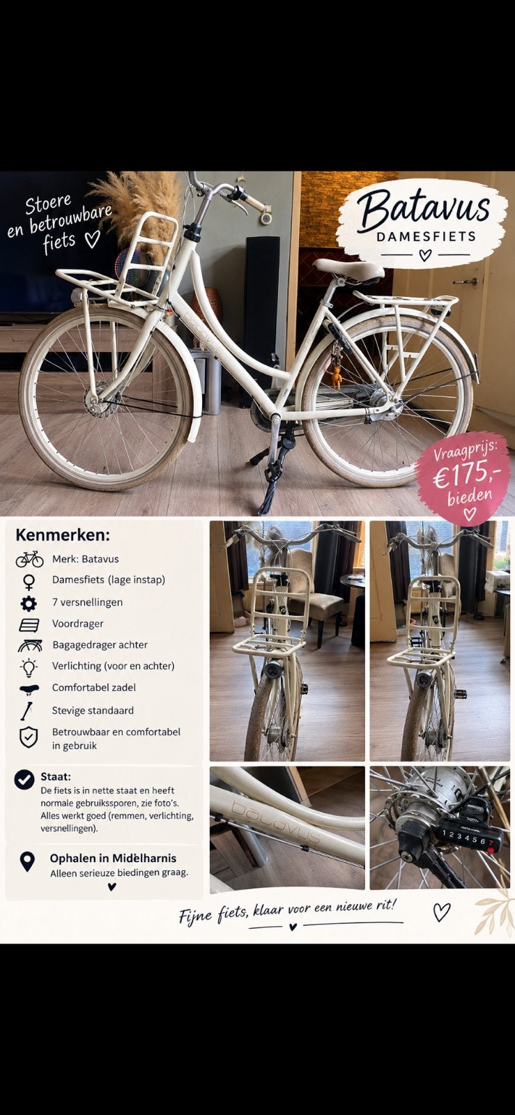 Batavus dames fiets (28 inch )