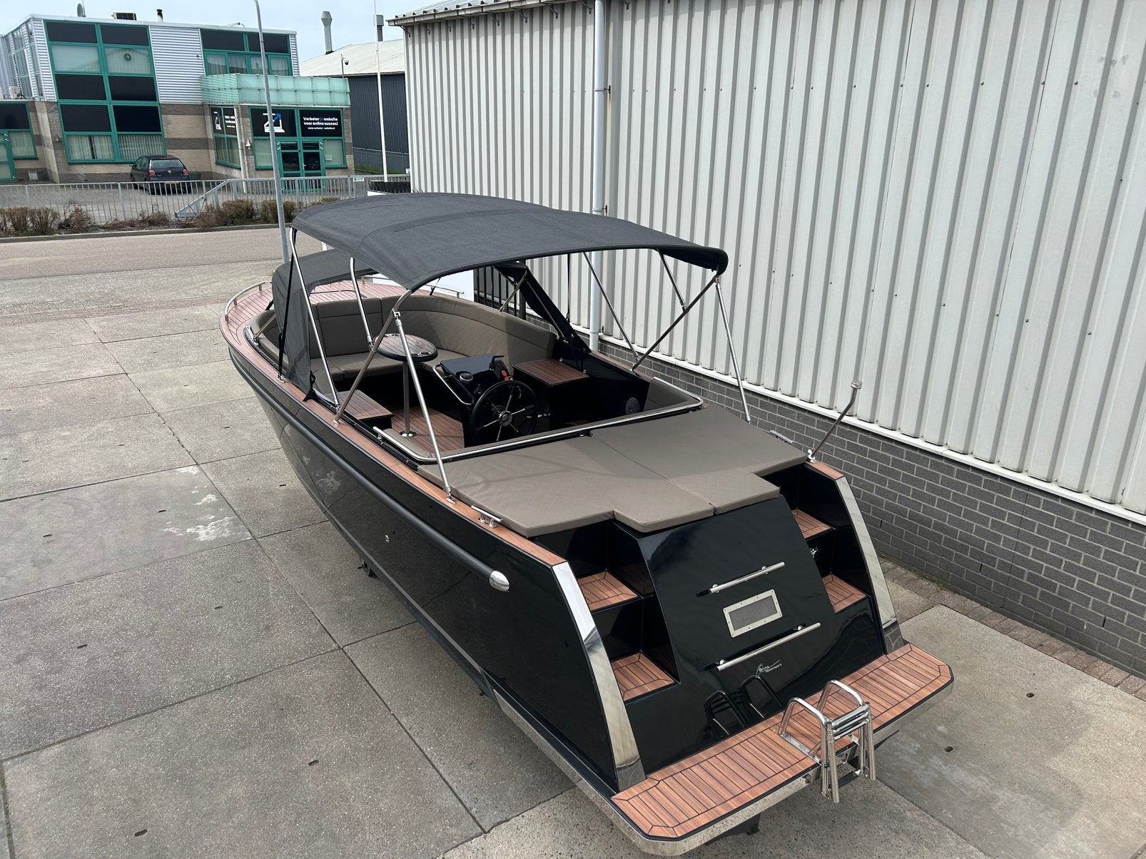 Tekoop: maxima 730 E-tender boegschroef torquido 10.0, Watersport en Boten, Sloepen, Tender, Elektrisch, Maxima, Ophalen