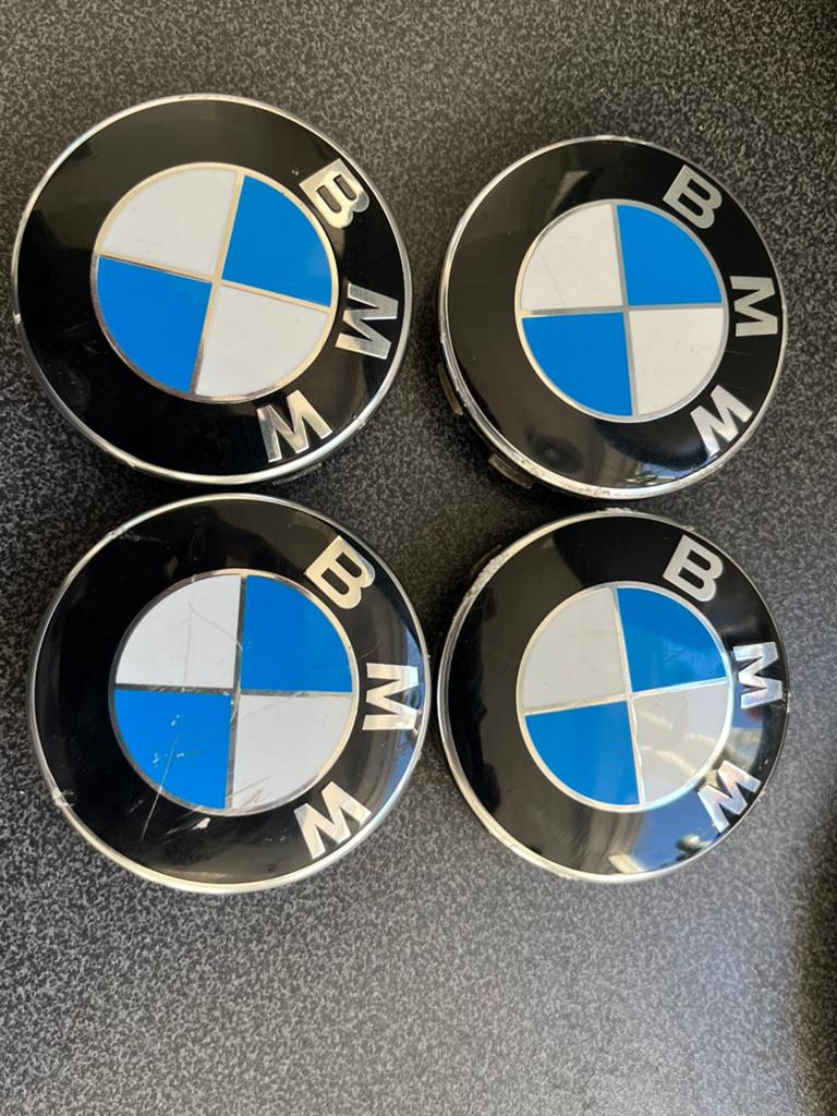 BMW 3 4 5 x1 x3 wieldoppen, set van 4 naafdoppen naafkappen, Ophalen of Verzenden, Gebruikt