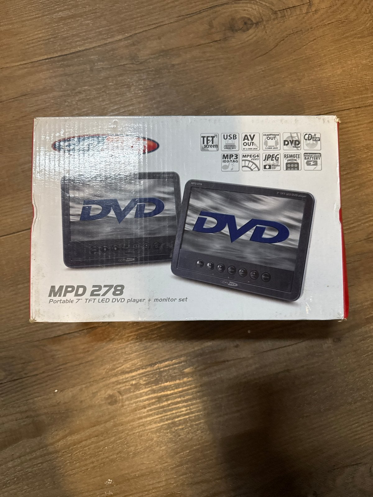 Draagbare DVD speler met scherm voor auto - MPD 278, Audio, Tv en Foto, Dvd-spelers, Draagbaar, Ophalen of Verzenden, Zo goed als nieuw