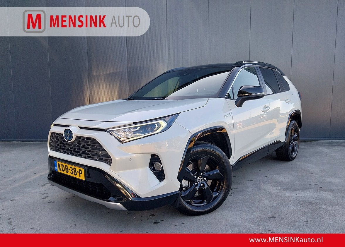 Toyota RAV4 2.5 Hybrid AWD Bi-Tone ADAPT CRUISE CAMERA HALF, Automaat, Dealer onderhouden, Gebruikt, Euro 6