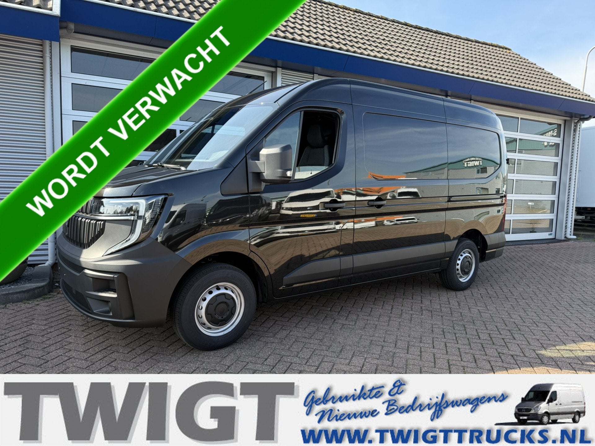 Renault Master E-Tech T35 L2H2 Advance long range 87 kWh, 2378 kg, Stof, Gebruikt, Zwart