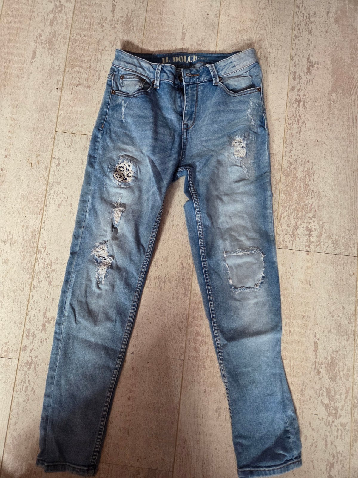 Leuke Il Dolce boyfriend jeans - maat 28, Kleding | Dames, Blauw, Ophalen of Verzenden, W28 - W29 (confectie 36), Il Dolce