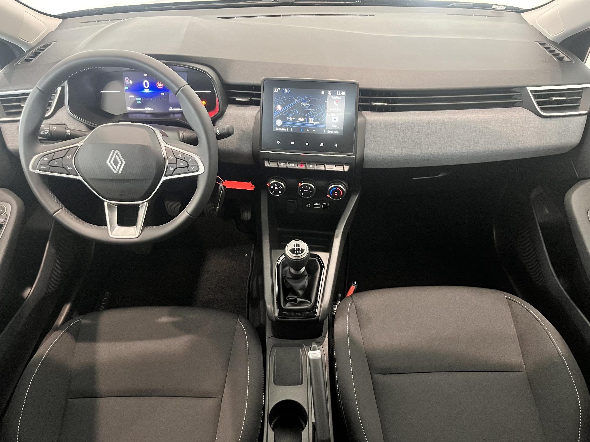 Renault Clio 1.0 TCe 90 GPF evolution | Parkeersensoren acht, Auto's, Stof, Gebruikt, Met garantie (alle), Zwart