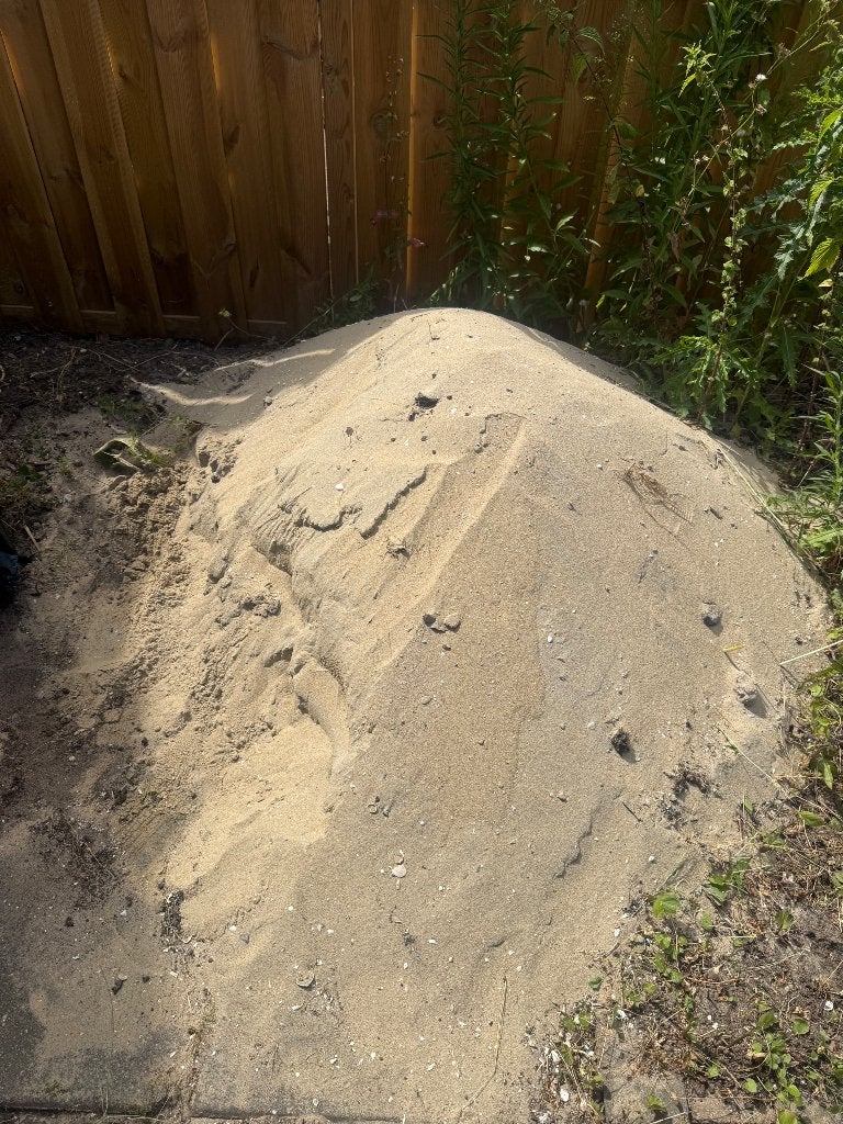 Zand gratis af te halen, Ophalen, Zo goed als nieuw, Ophoogzand