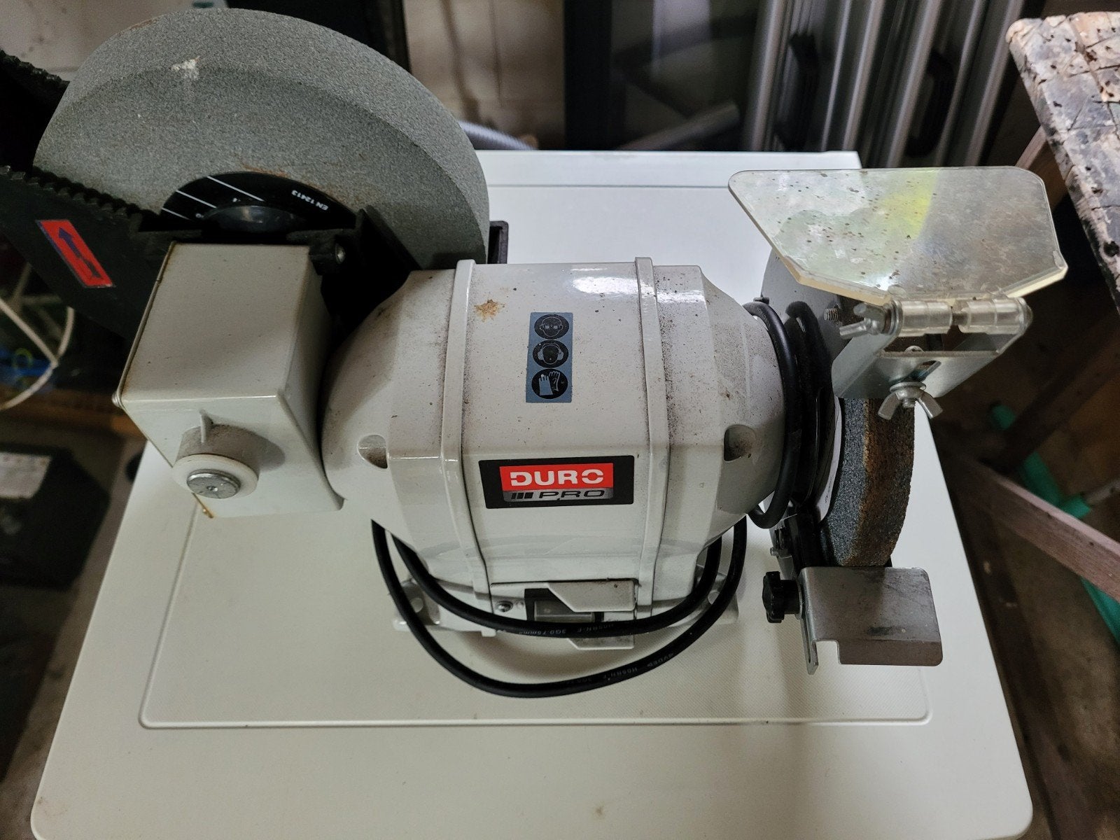 Duro Pro Nat-droogslijper D-NTS 154 - Werkbankslijpmachine, Ophalen of Verzenden