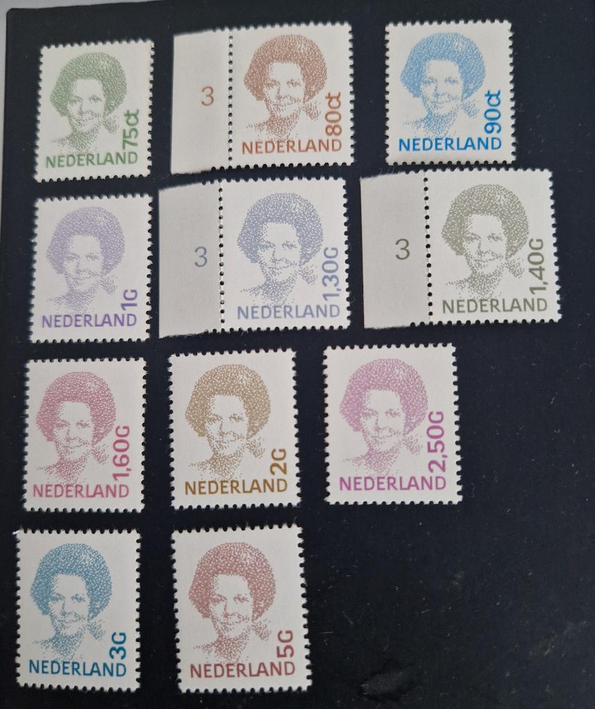 Nederland 1991-01-nvph 1488-1501 Koningin Beatrix 11 van 12, Verzenden, Na 1940, Postfris