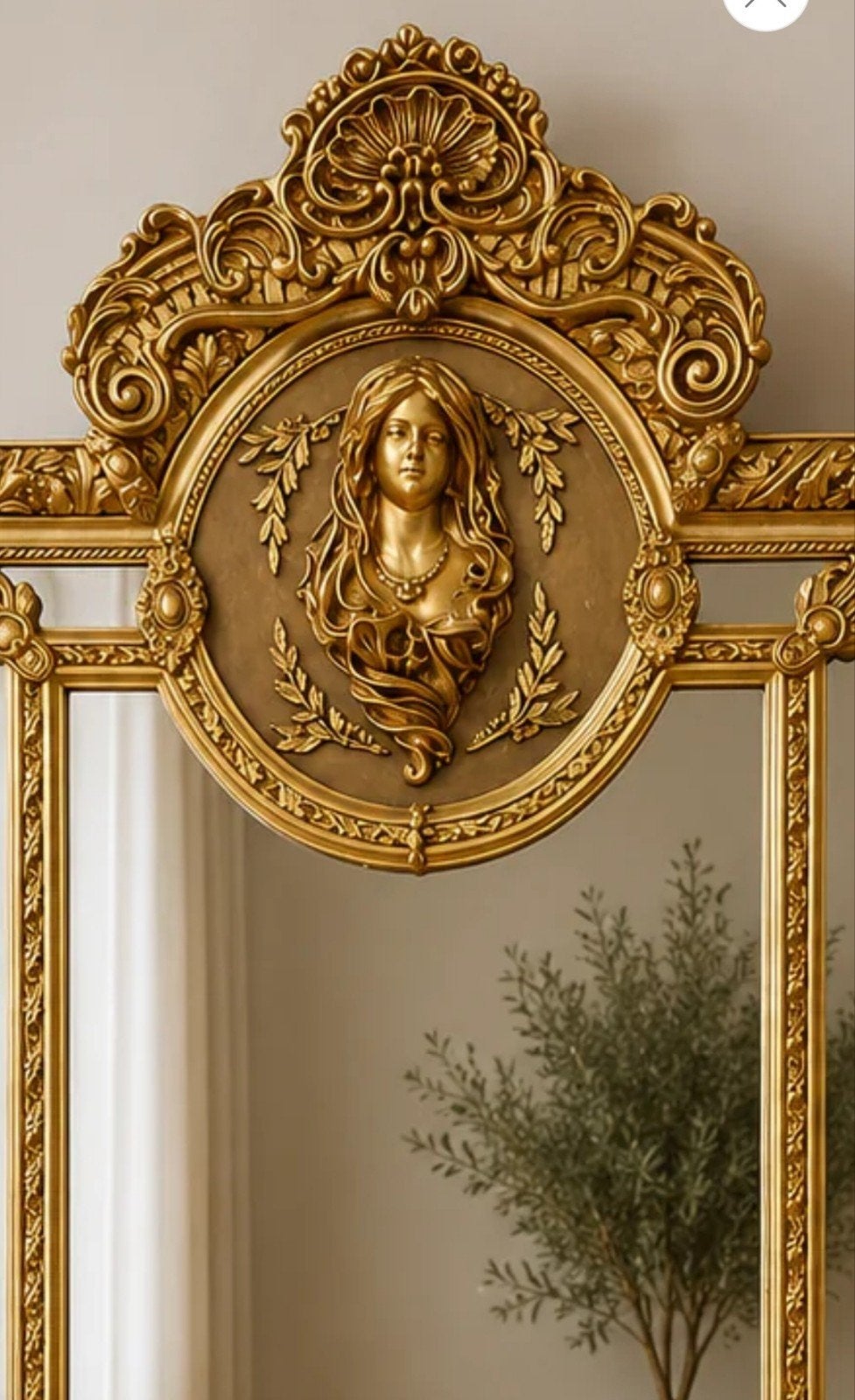 Barok spiegel Madonna XXL, Nieuw, Ophalen of Verzenden, Minder dan 100 cm, Rechthoekig