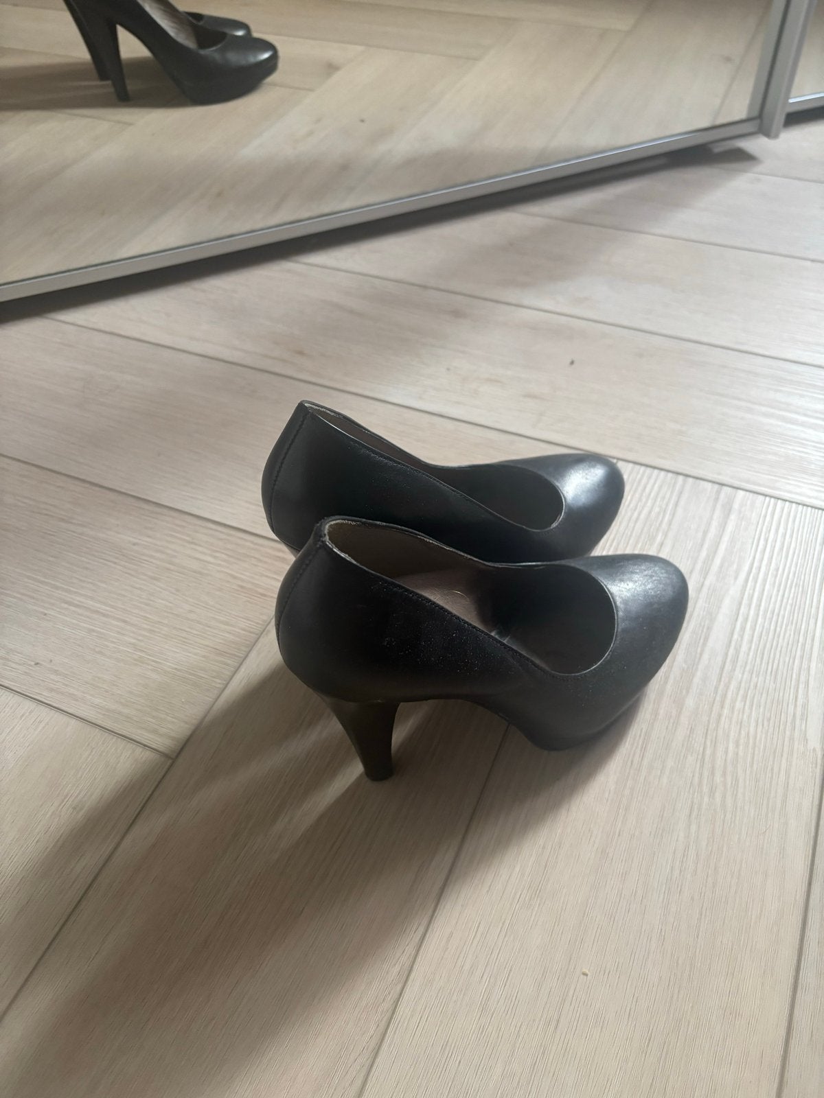 Geox zwarte pumps maat 38, Kleding | Dames, Schoenen, Ophalen of Verzenden, Gedragen, Zwart, Pumps