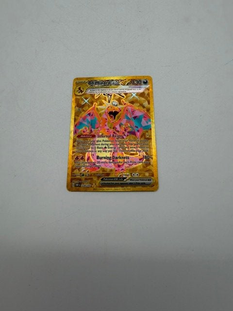 Pokémon Charizard Ex 228/197 Obsidian Flames - Near Mint, Ophalen of Verzenden, Zo goed als nieuw, Losse kaart