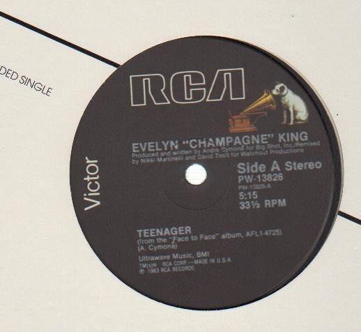 Evelyn "Champagne" King  Teenager  maxi single, Ophalen of Verzenden, Zo goed als nieuw, 12 inch