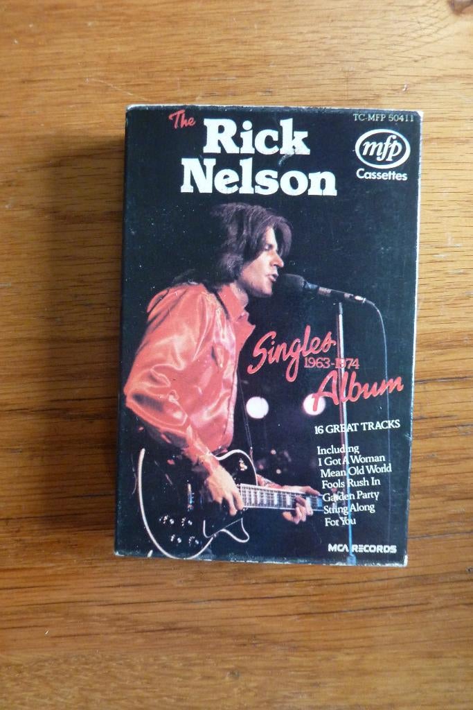 Rick Nelson - Singles Album 1963 - 1976, Gebruikt, 1 bandje, Ophalen of Verzenden, Origineel