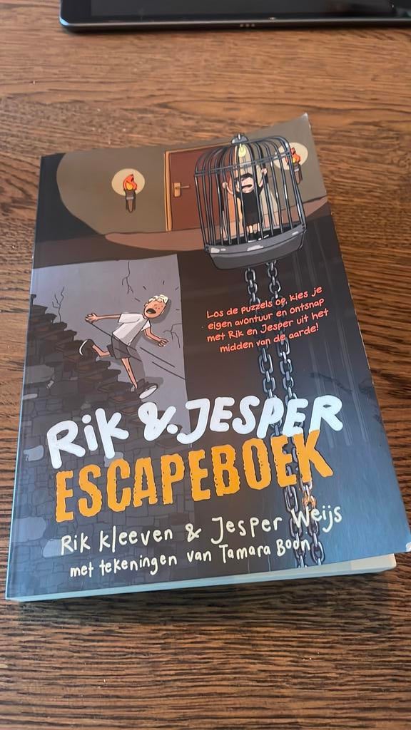 Rik en jesper - escape boek (nieuwste boek!), Ophalen of Verzenden, Zo goed als nieuw