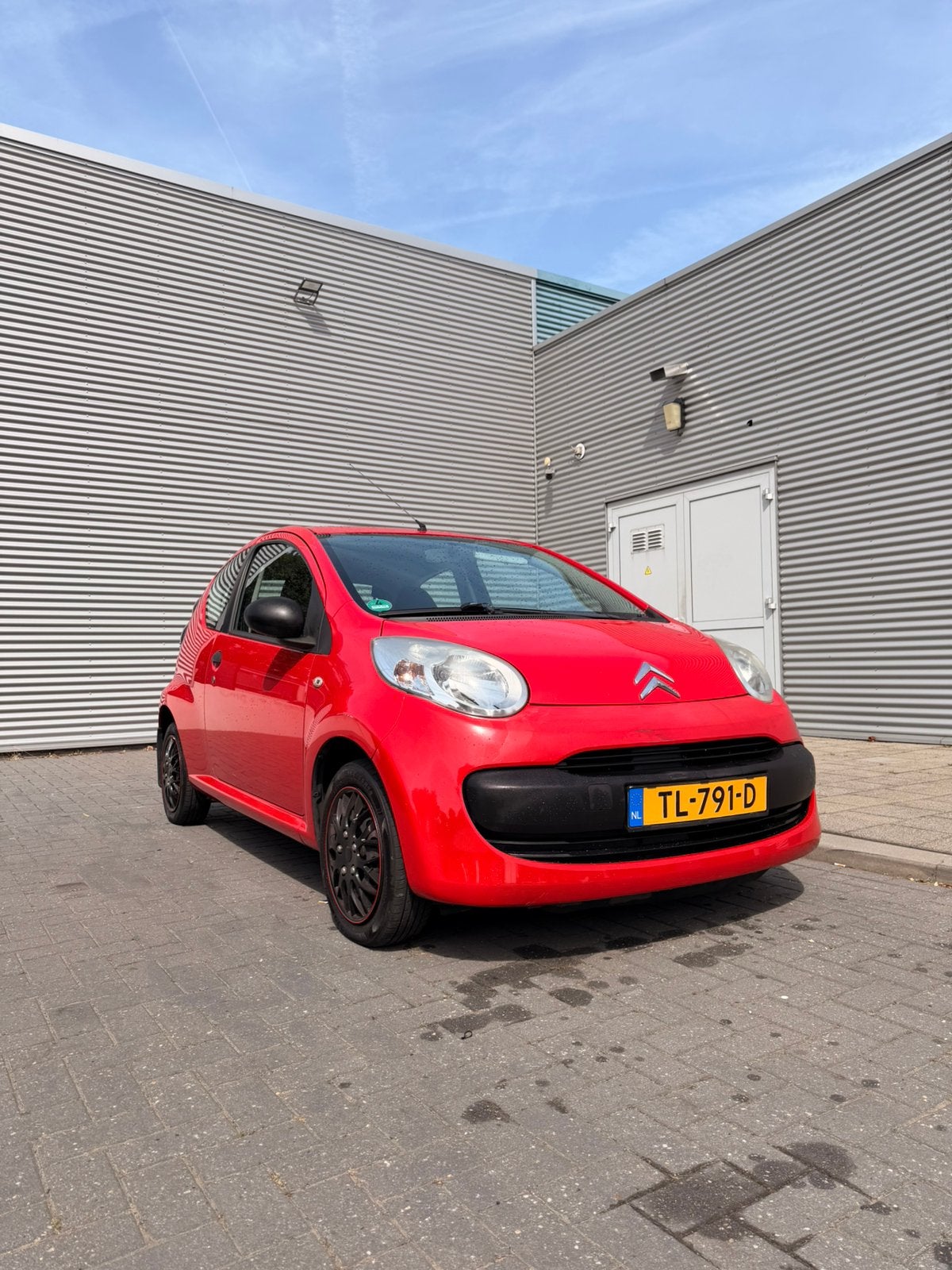 Citroën C1 1.0 3-DRS 2007 Rood, Auto's, Voorwielaandrijving, 4 stoelen, C1, 68 pk