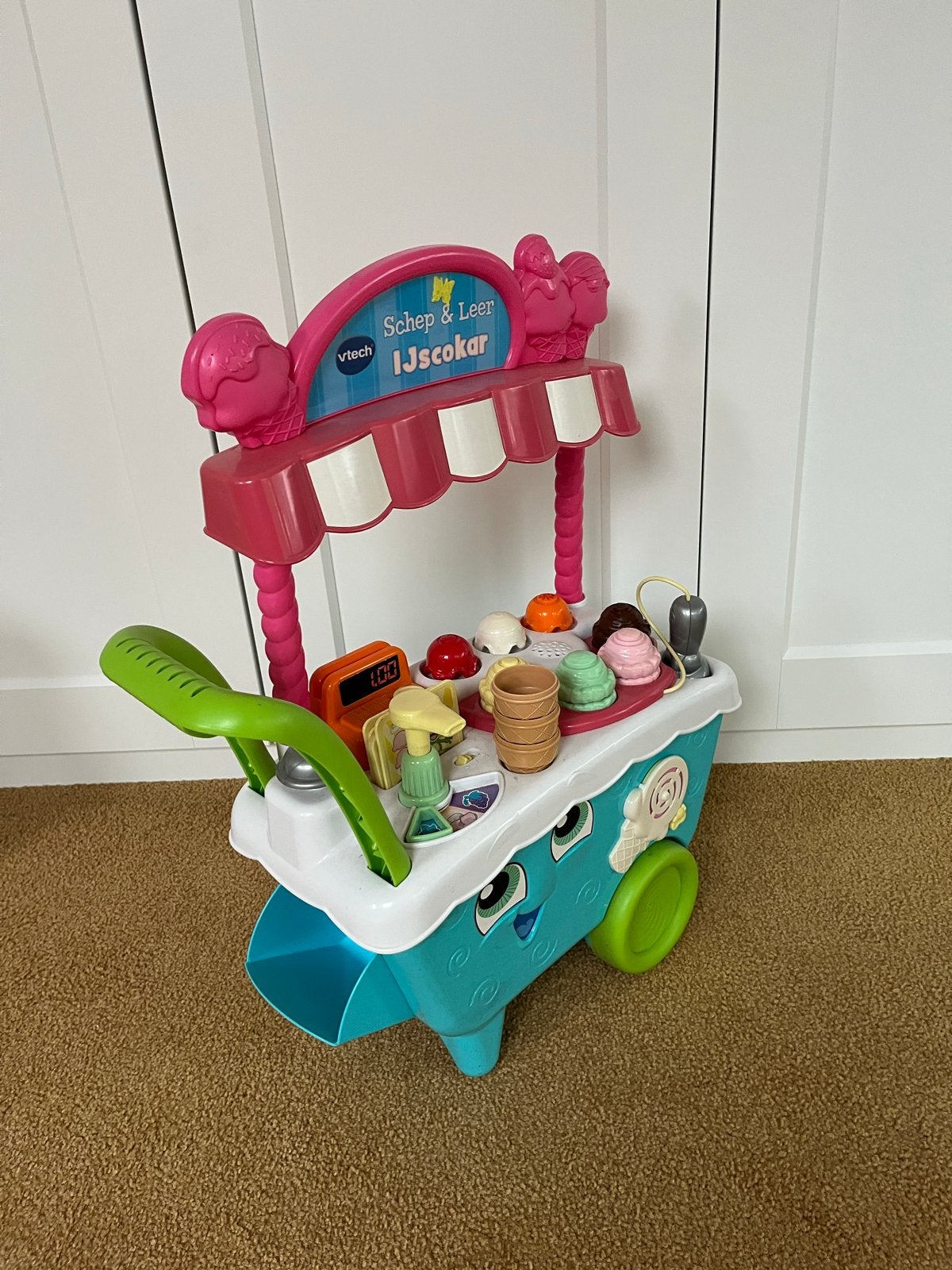 Vtech Schep & Leer IJscokar - Compleet en Speelklaar, Ophalen, Zo goed als nieuw, Jongen of Meisje