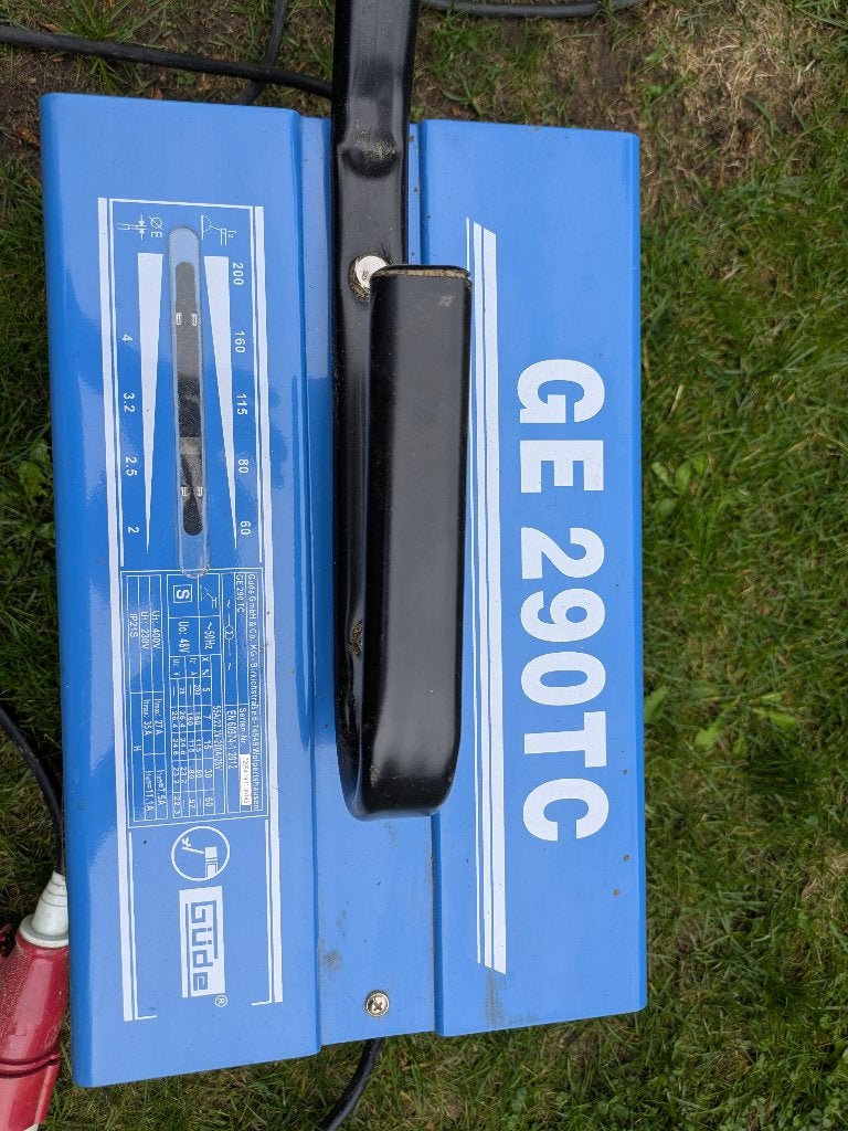 lasapparaat Gude GE 290 TC, Ophalen, Zo goed als nieuw, Minder dan 150 ampère, Elektroden