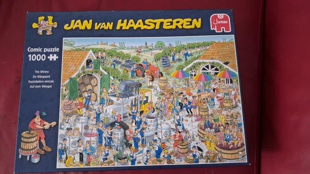 Jan van Haasteren de wijngaard 1000 stukjes compleet, Ophalen, 500 t/m 1500 stukjes, Zo goed als nieuw, Legpuzzel