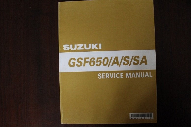 Suzuki GSF650 A S SA 2009 motorcycle service manual GSF 650, Ophalen of Verzenden, Suzuki