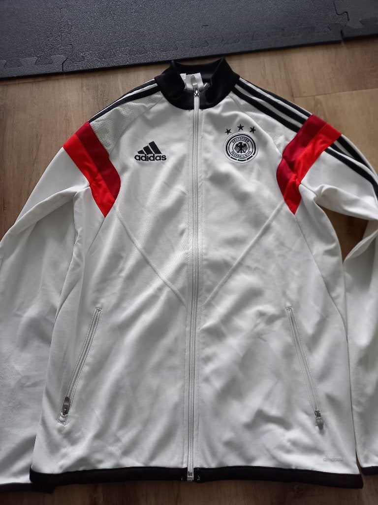 Adidas Duitsland Voetbaljack 2010-2012 - Maat XL kids, Kleding | Heren, Wit, Ophalen of Verzenden, Zo goed als nieuw, Adidas