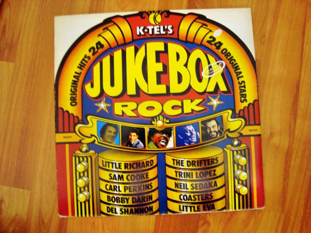 LP:JUKEBOX ROCK 24 ORIGINAL HITS (1976), Ophalen of Verzenden, Gebruikt, Overige formaten, Poprock