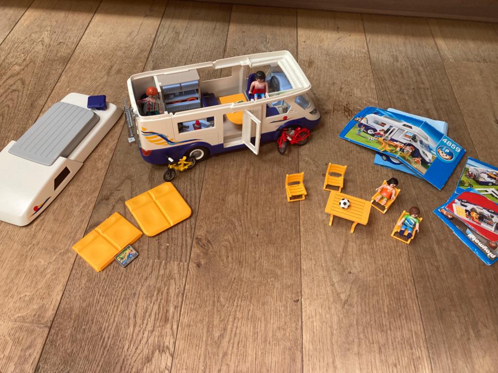 Playmobil camper nr 4859, Ophalen, Zo goed als nieuw, Complete set