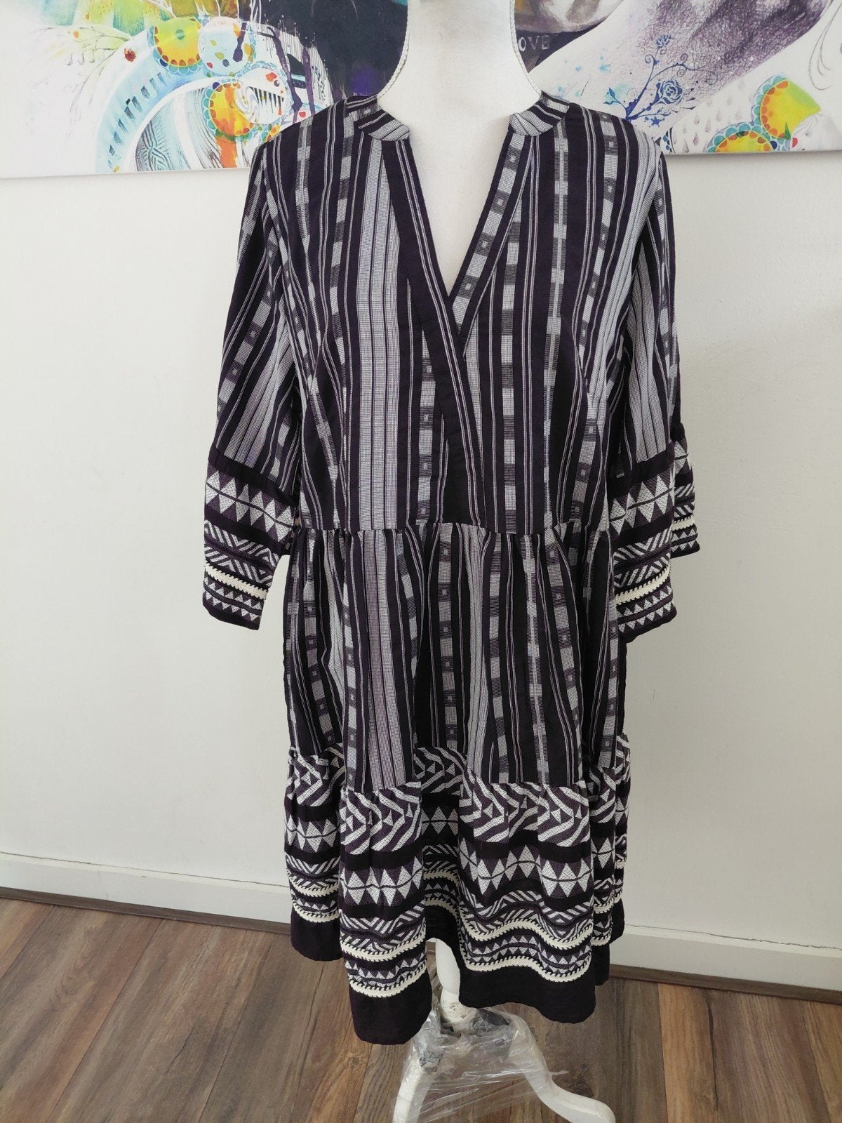 Prachtige Studio Untold jurk maat 46/48, Zwart, Maat 46/48 (XL) of groter, Zo goed als nieuw, Studio Untold