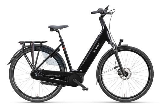 BATAVUS Finez E-Go Power N8 Dames monotube Zwart Glans 48cm, Ophalen, -, -, Batavus