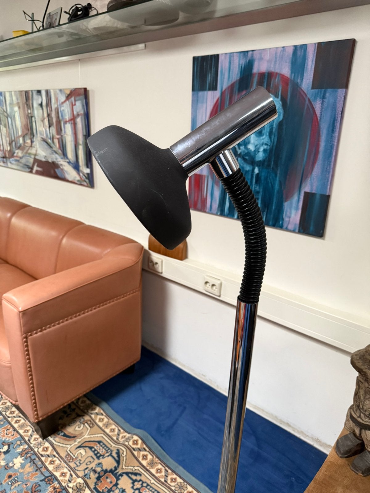Vintage Vloerlamp Seventies Steinhauer? Hala Raak, Huis en Inrichting, Lampen | Vloerlampen, Ophalen, 100 tot 150 cm, Vintage sixties. Seventies. Space Age