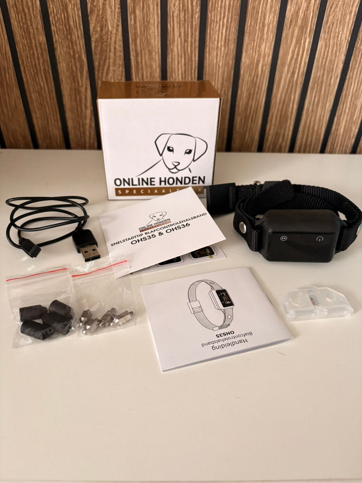 Blafcontrole halsband, Ophalen, Nieuw