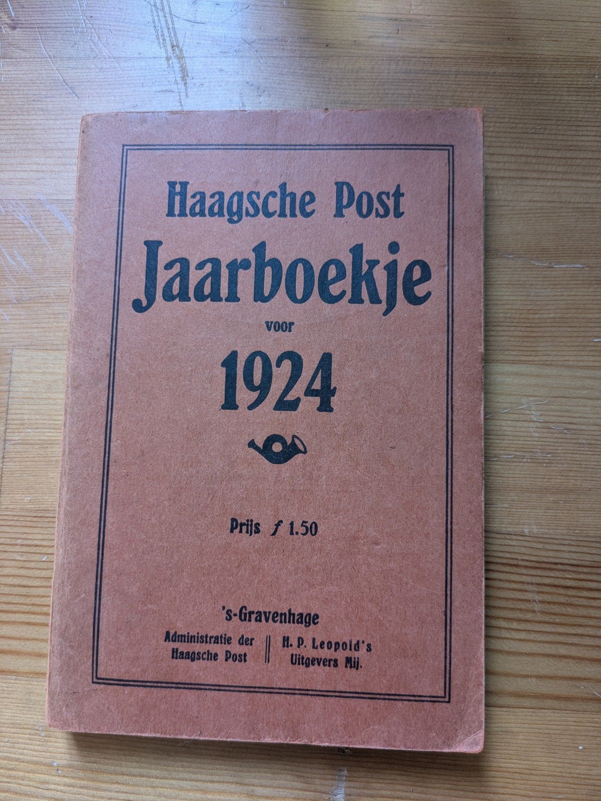 Haagsche Post Jaarboekje 1924 Originele uitgave, Boeken, Ophalen of Verzenden, Zo goed als nieuw, Overige typen