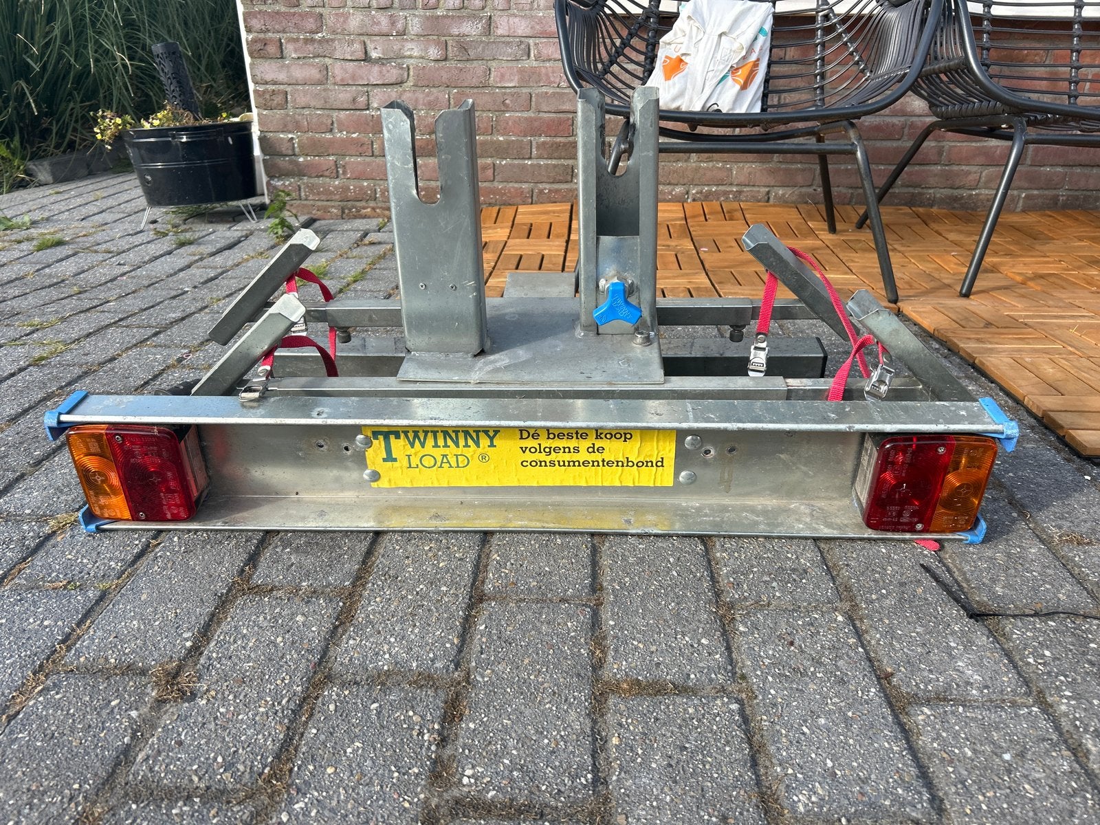 Twinny Load fietsendrager - disselbak, Auto diversen, Fietsendragers, Gebruikt, Trekhaakdrager, 2 fietsen, Elektrische fiets, Ophalen