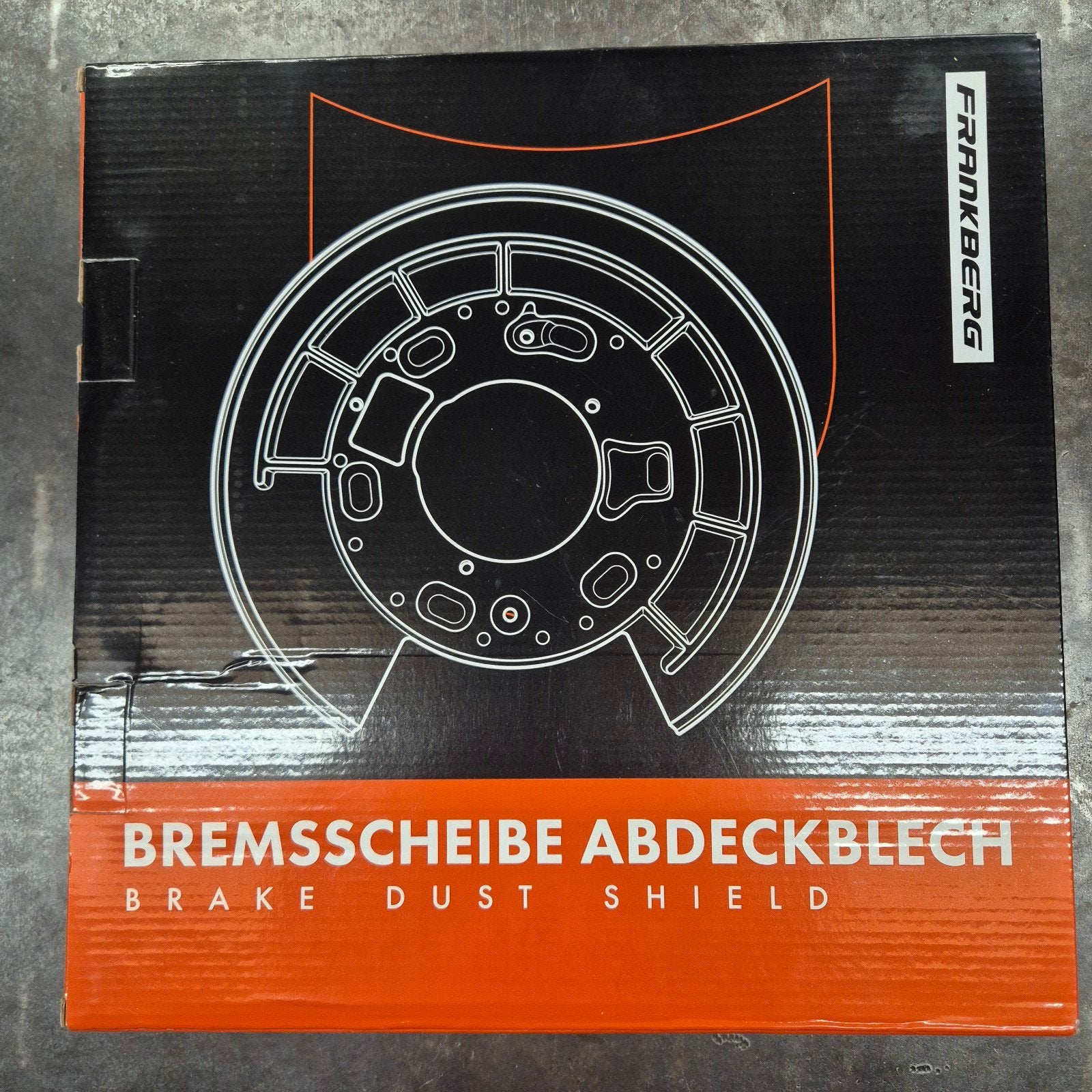 Frankberg Ankerplaat Remschijf VW Polo V Hatchback, Auto-onderdelen, Remmen en Aandrijving, Volkswagen, Nieuw, Ophalen