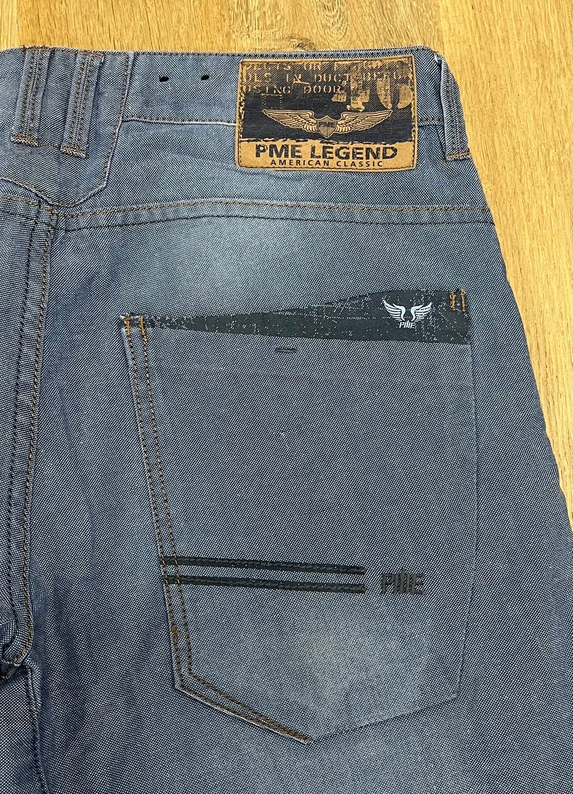 PME Legend Commander regular fit broek blauw - Maat W31 L32, Ophalen of Verzenden, Zo goed als nieuw, Overige maten, Blauw