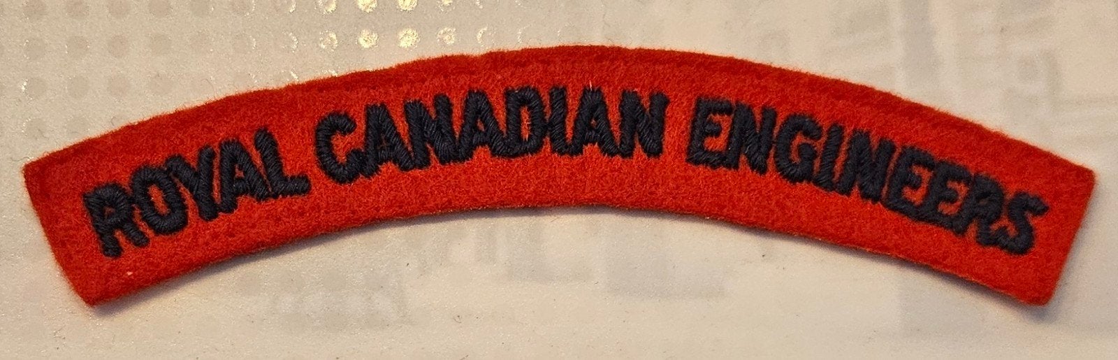 Royal Canadian Engineers embleem, Verzamelen, Verzenden, Landmacht, Engeland, Embleem of Badge
