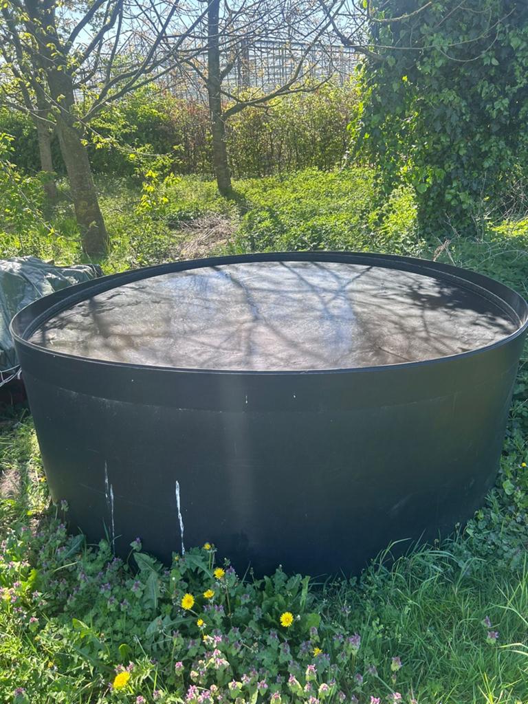 Nieuwe ronde bak hdpe kunststof 5000 liter, Tuin en Terras, Zwembaden, Overige typen, Rond, Nieuw, Ophalen of Verzenden