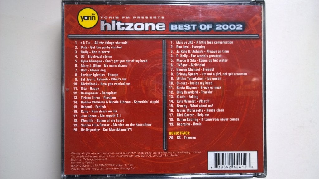 Hitzone Best Of 2002, Ophalen of Verzenden, Zo goed als nieuw, Pop, Album