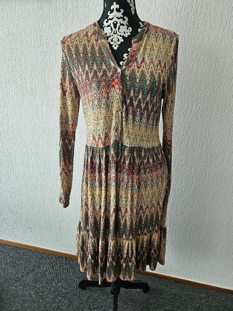 Aniston Casuel jurk, Maat 38/40 (M), Aniston Casuel, Bruin, Ophalen of Verzenden